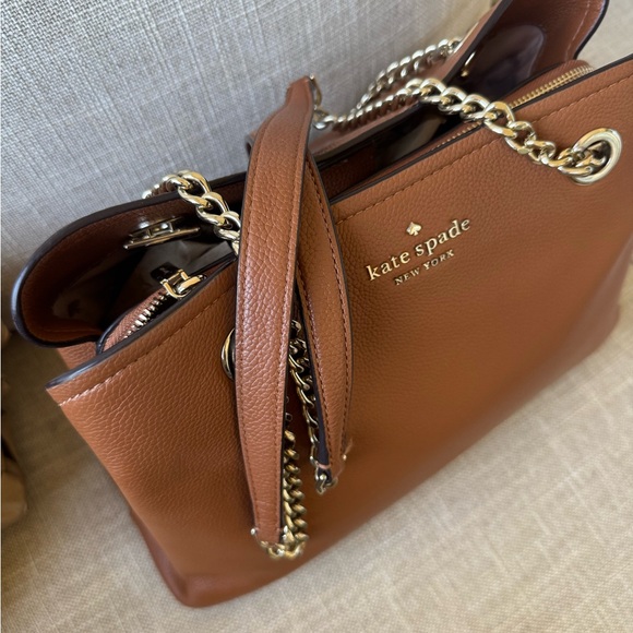 Kate spade Jordyn chain tote Tan ginger NWOT - Picture 15 of 17